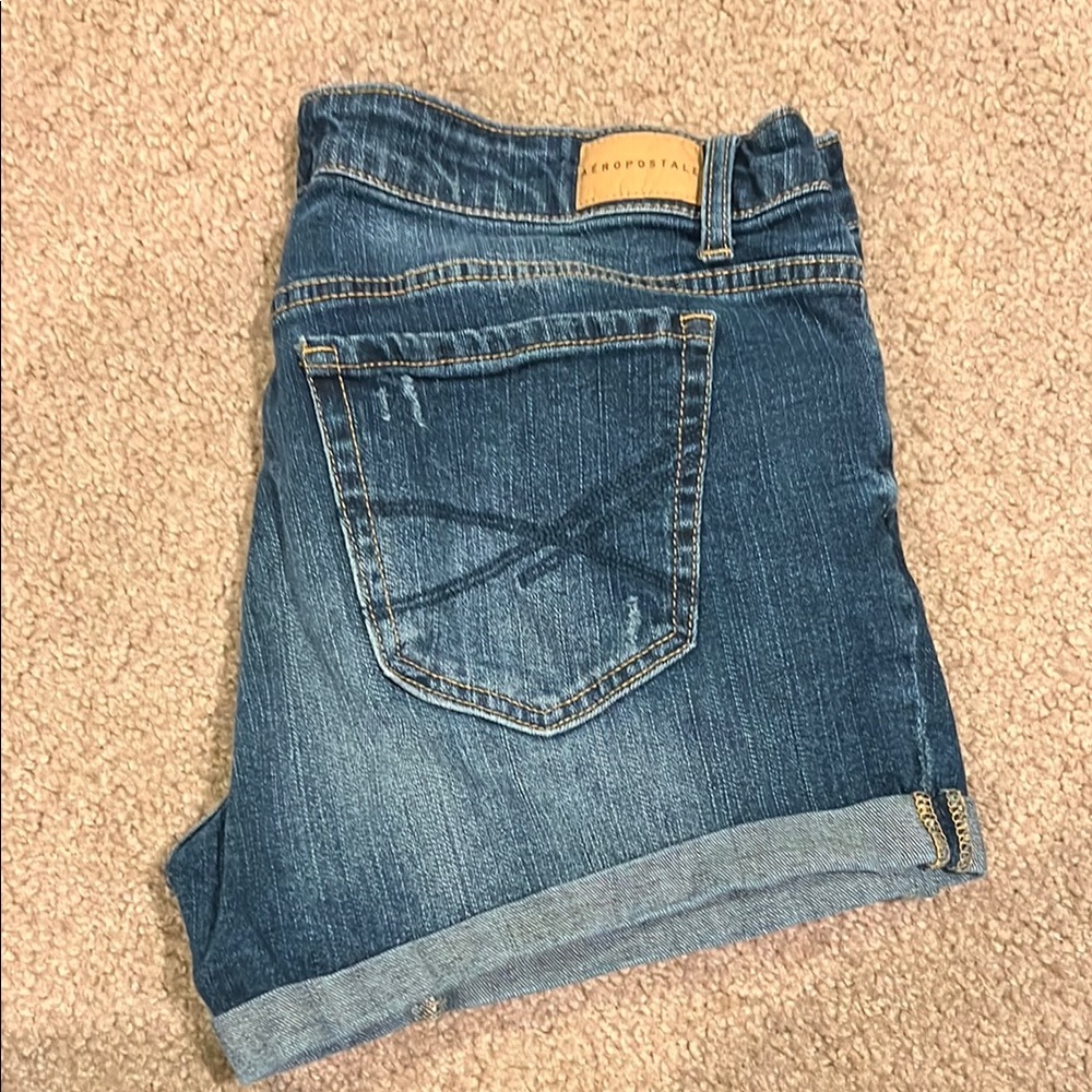 Aeropostale Classic Blue Jean Shorts